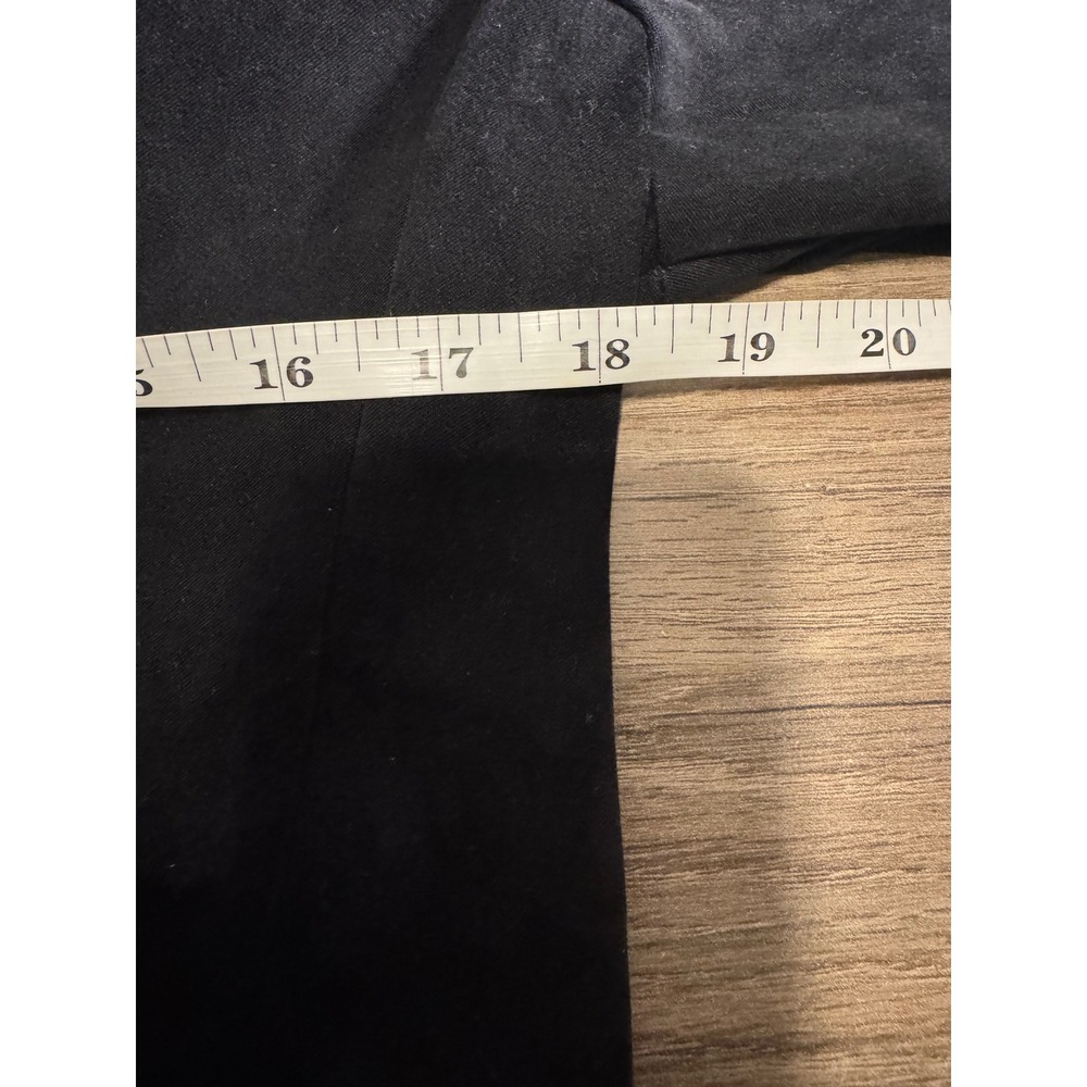 Briggs Petite Womens Black Faux Suede Single Button Blazer Jacket Size 6P - Picture 6 of 8